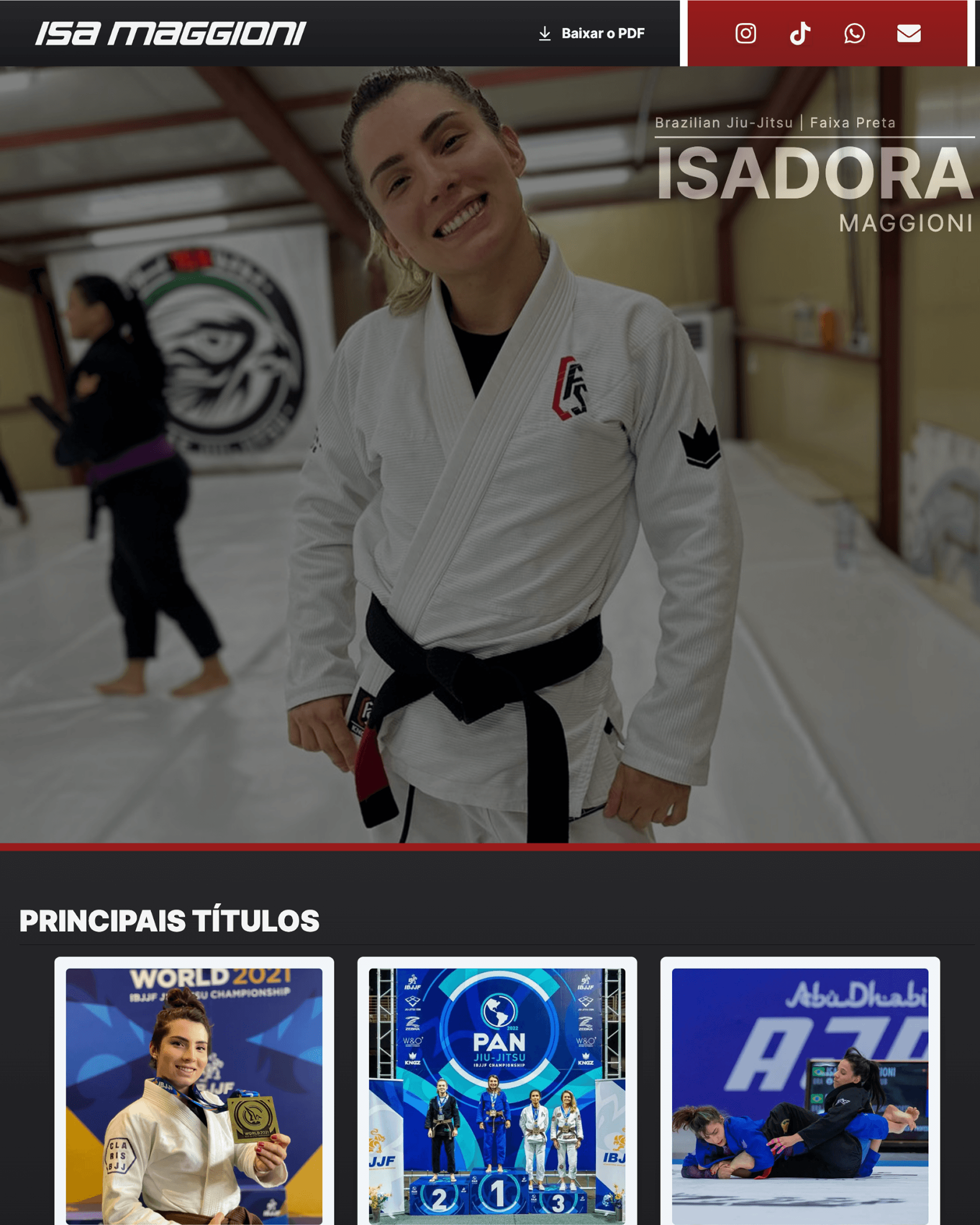 Isadora Maggioni Curriculum